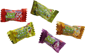 Funda de caramelos fruti chicle en Quito, Guayaquil y todo Ecuador de fábrica de golosinas Icapeb