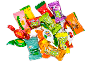 Funda de caramelos extra surti en Quito, Guayaquil y todo Ecuador de fábrica de golosinas Icapeb